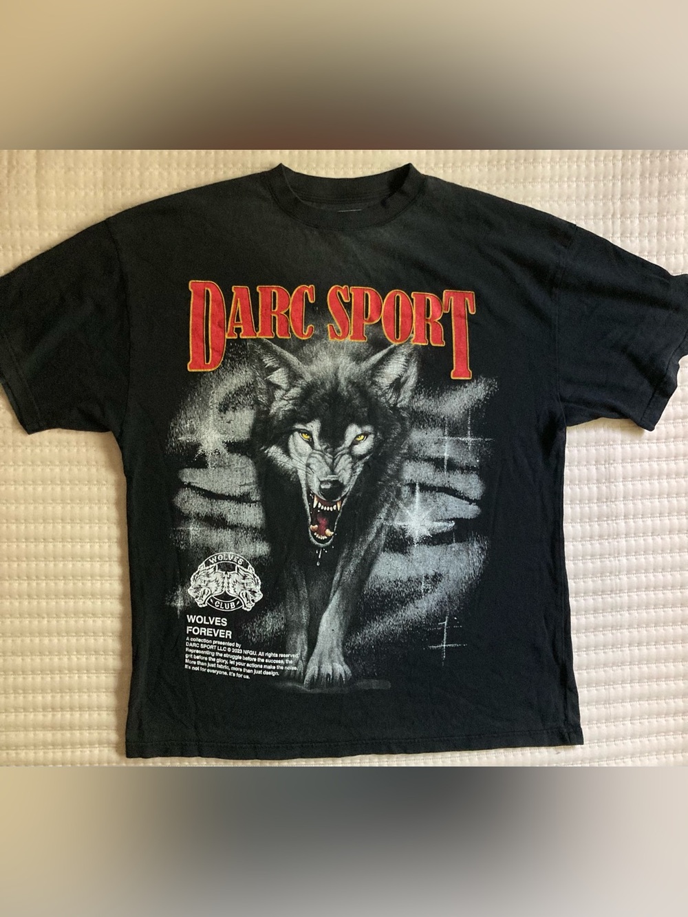 Darc Sport T Shirt Lot Men’s Medium Black Gray Wolves Gym Activewear Lot Of 3 - Picture 9 of 16